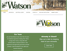 Tablet Screenshot of flemingwatson.com